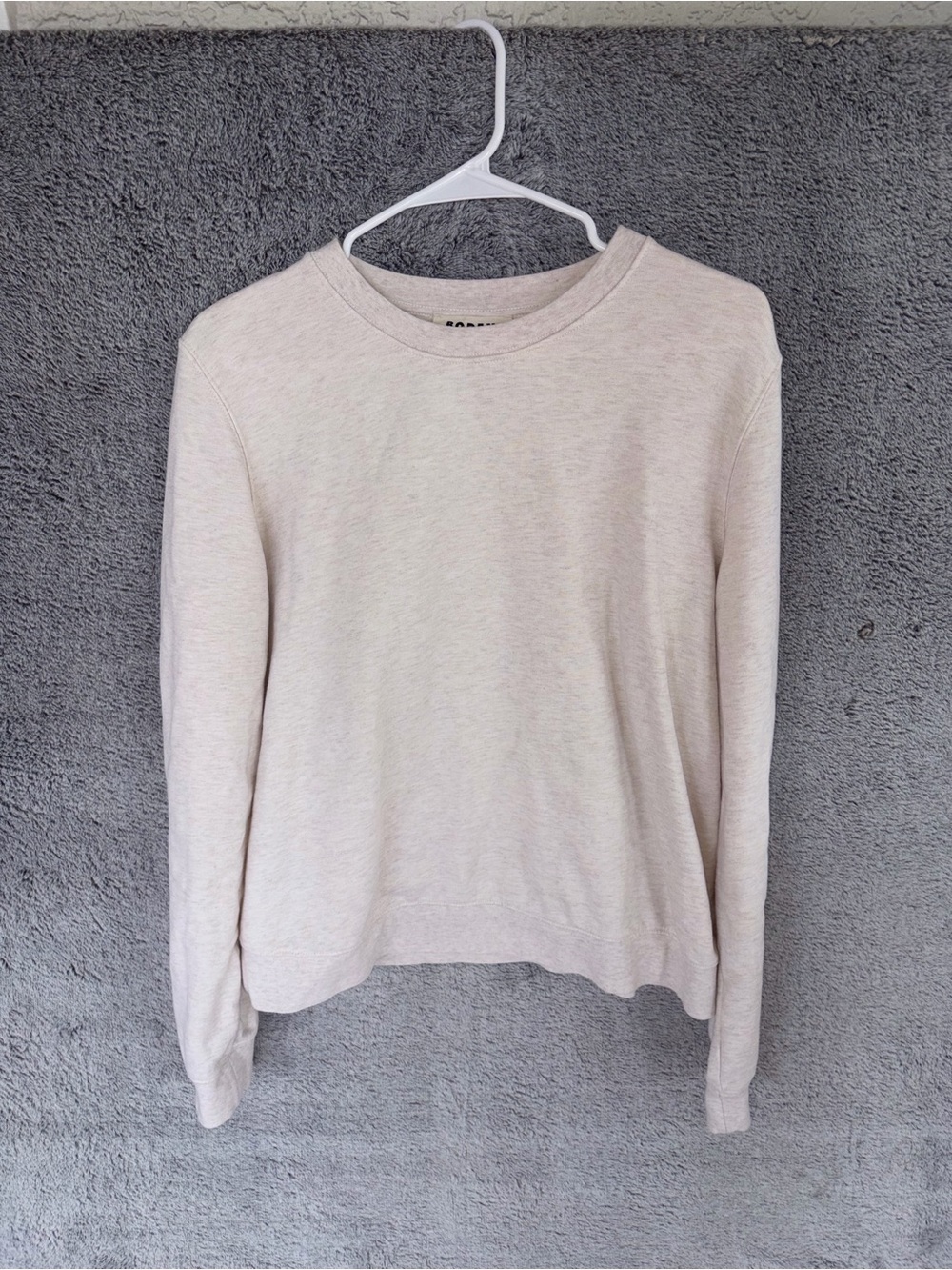 Boden size medium Women's Crewneck Sweater - Light Cream